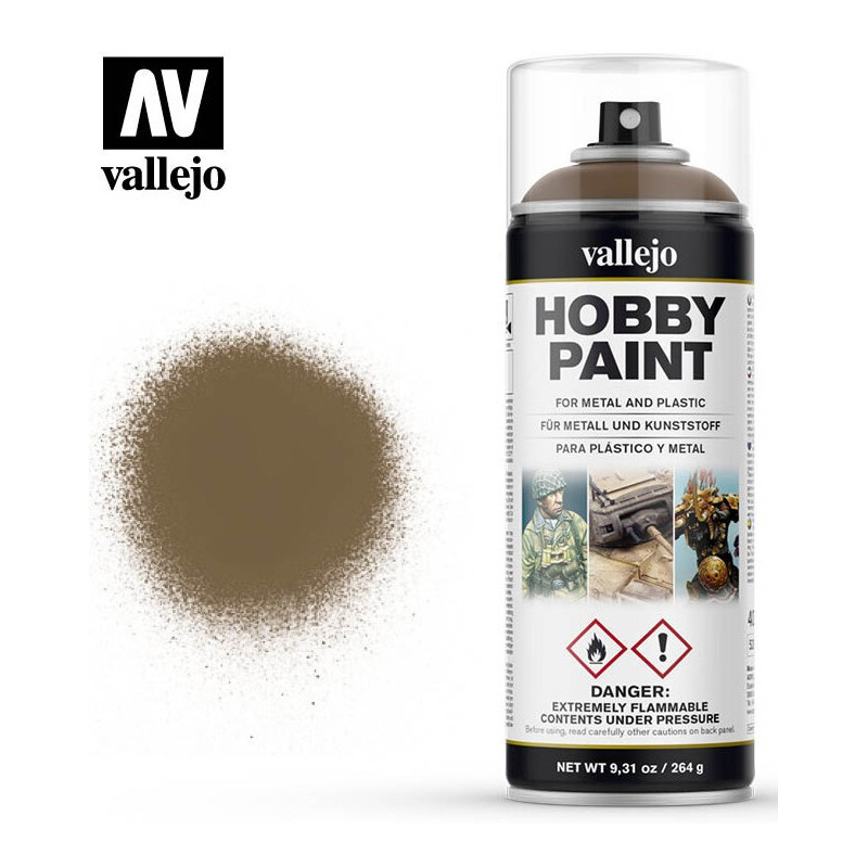 SPRAY HOBBY PAINT UNIFORME INGLES 400ml  ACRILICOS VALLEJO 28008