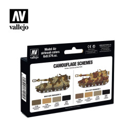 MODEL AIR SET: MERDC DESERT COLORS (6 BOTES 17ML) - ACRILICOS VALLEJO 71212