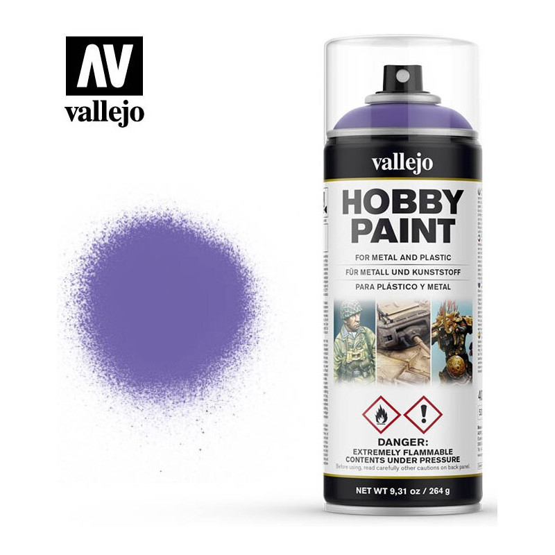 SPRAY HOBBY PAINT PURPURA ALIENIGENA 400ml  ACRILICOS VALLEJO 28025