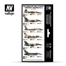 AIR WAR: USAF ESCUADRONES AGGRESSOR" Parte 1 - Acrylicos Vallejo 71616"