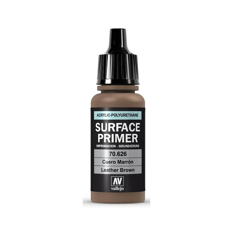 SURFACE PRIMER: CUERRO MARRON (17 ml)  - Acrylicos Vallejo 70626