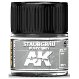 PINTURA REAL COLORS DUSTY GREY RAL7037 (10 ml) - AK Interactive RC215