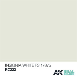 PINTURA REAL COLORS BLANCO INSIGNIA FS17875 (10 ml) - AK Interactive RC222