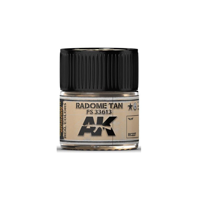 PINTURA REAL COLORS RADOME TAN FS33613 (10 ml) - AK Interactive RC227