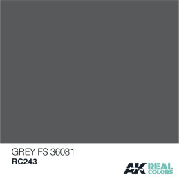 PINTURA REAL COLORS GREY FS36081 (10 ml) - AK Interactive RC243