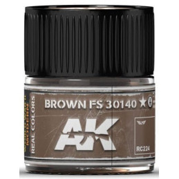 PINTURA REAL COLORS BROWN FS30140 (10 ml) - AK Interactive RC224