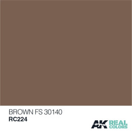 PINTURA REAL COLORS BROWN FS30140 (10 ml) - AK Interactive RC224