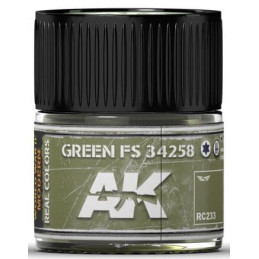 PINTURA REAL COLORS GREEN FS34258 (10 ml) - AK Interactive RC233