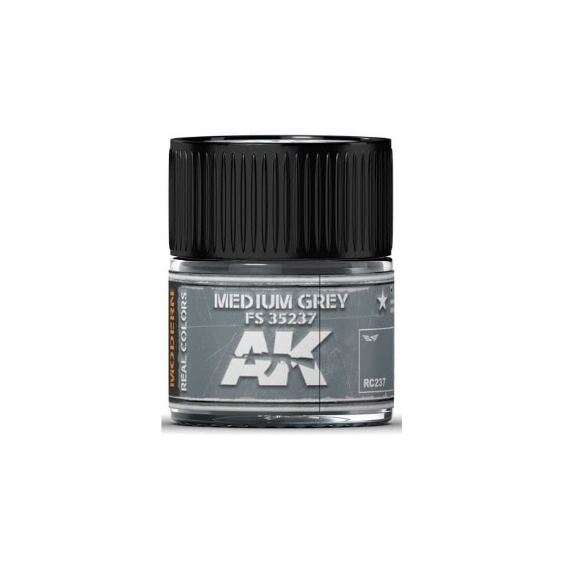 PINTURA REAL COLORS MEDIUM GREY FS35237 (10 ml) - AK Interactive RC237