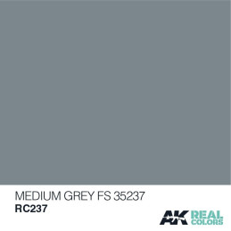 PINTURA REAL COLORS MEDIUM GREY FS35237 (10 ml) - AK Interactive RC237