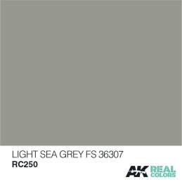 PINTURA REAL COLORS LIGHT SEA GREY FS36307 (10 ml) - AK Interactive RC250