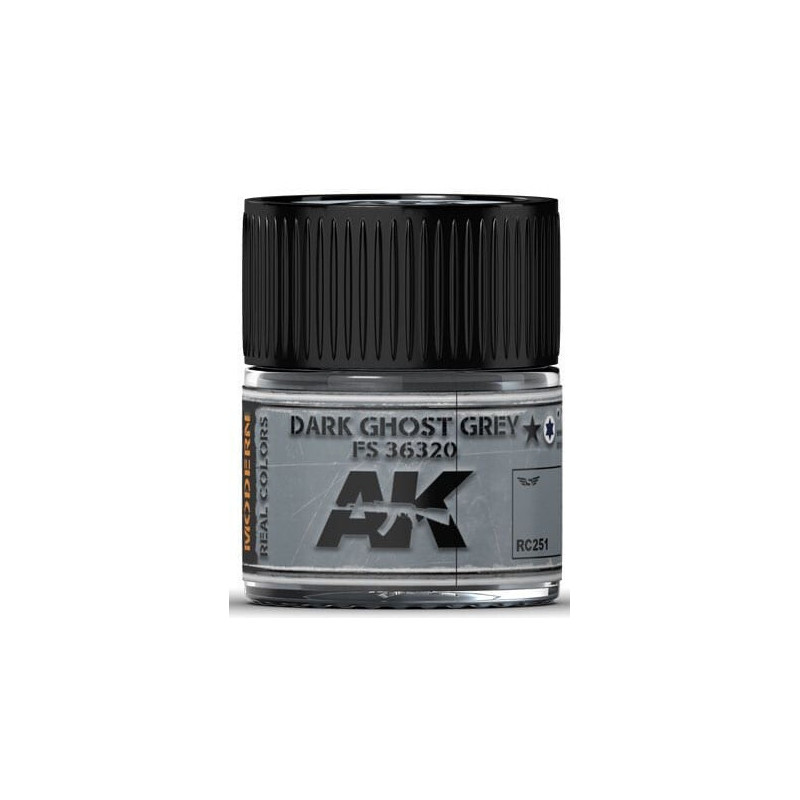 PINTURA REAL COLORS DARK GHOST GREY FS36320 (10 ml) - AK Interactive RC251