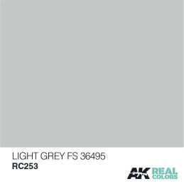 PINTURA REAL COLORS LIGHT GREY FS36495  (10 ml) - AK Interactive RC253