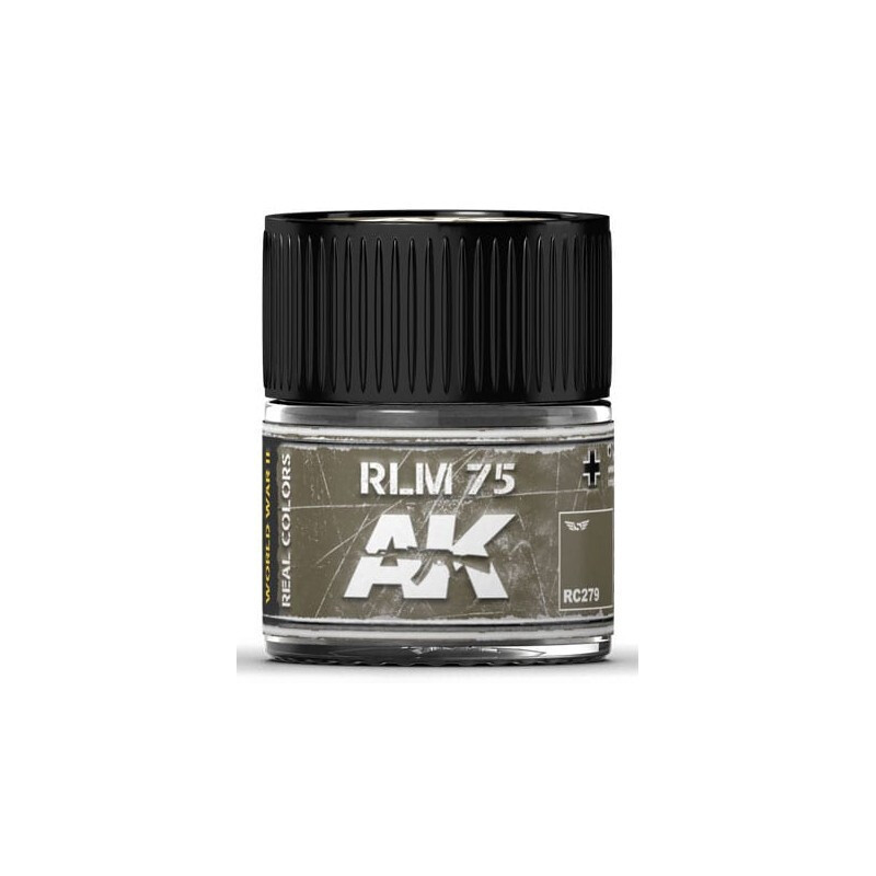 PINTURA REAL COLORS RLM75 (10 ml) - AK RC279