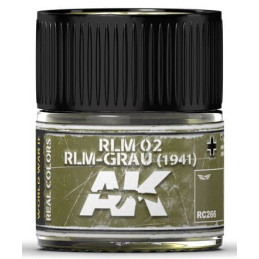 PINTURA REAL COLORS RLM-GRAU RLM02 - 1941 (10 ml) - AK RC266