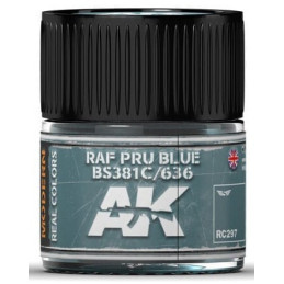 PINTURA REAL COLORS RAF PRU BLUE BS381C/636 (10 ml) - AK RC297