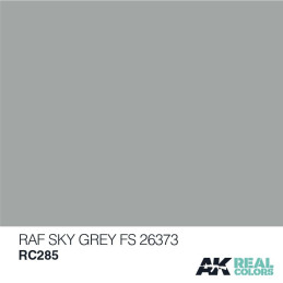 PINTURA REAL COLORS RAF SKY GREY FS26373 (10 ml) - AK Interactive RC285