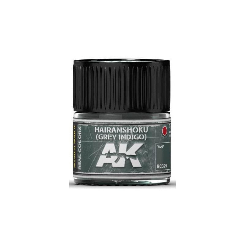 PINTURA REAL COLORS HAIRANSHOKU - Green Indigo (10 ml) - AK RC329