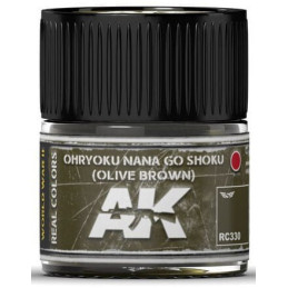 PINTURA REAL COLORS OHRYOKU NANA GO SHOKU - Olive Green (10 ml) - AK RC330