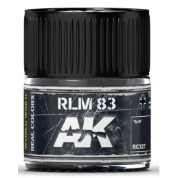 PINTURA REAL COLORS RLM83 (10 ml) - AK RC327