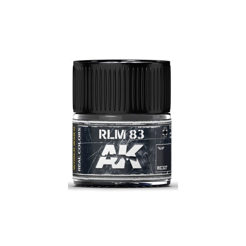 PINTURA REAL COLORS RLM83 (10 ml) - AK RC327