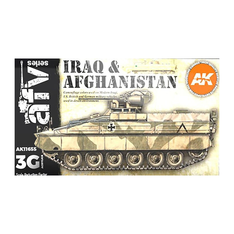 AFV Serie: IRAQ & AFGHANISTAN AFV COLORS - AK Interactive 11655