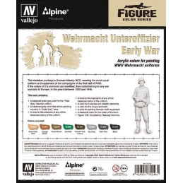 MODEL COLOR SET ALPINE WEHRMACHT UNTEROFFIZIER EARLY - VALLEJO 70246