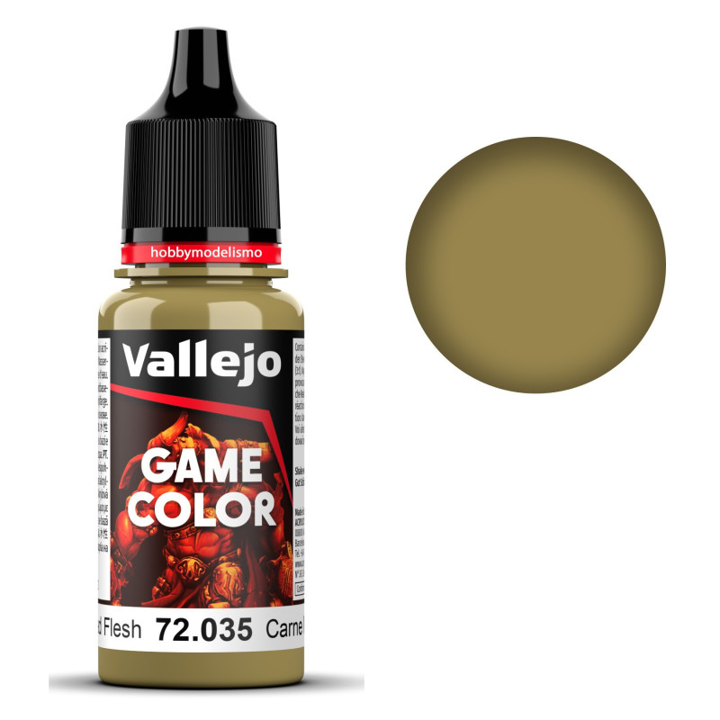 PINTURA ACRILICA CARNE MUERTA (18 ml)  - Acrilicos Vallejo 72035