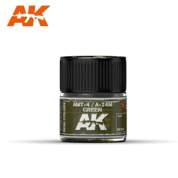 PINTURA REAL COLORS AMT-4 / A-24M GREEN (10 ml) - AK Interactive RC315