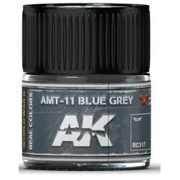 PINTURA REAL COLORS AMT-11 BLUE GREY (10 ml) - AK Interactive RC317