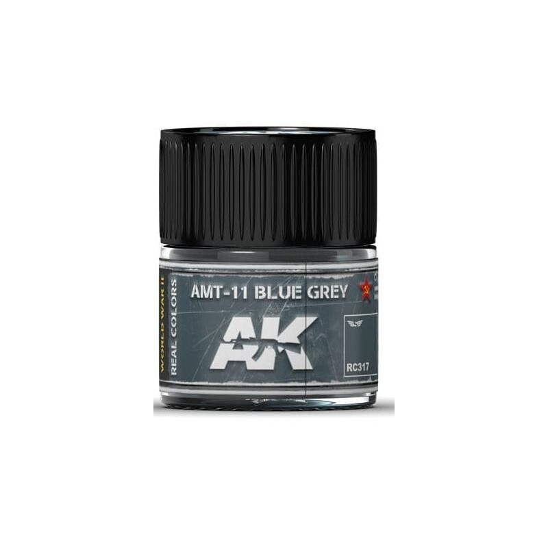 PINTURA REAL COLORS AMT-11 BLUE GREY (10 ml) - AK Interactive RC317