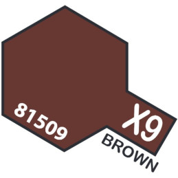 PINTURA ACRILICA MARRON BRILLANTE X-9 (10 ml)