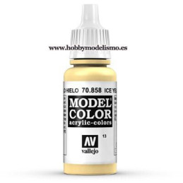 PINTURA ACRILICA AMARILLO HIELO (17 ml) Nº13 - VALLEJO MODEL COLOR