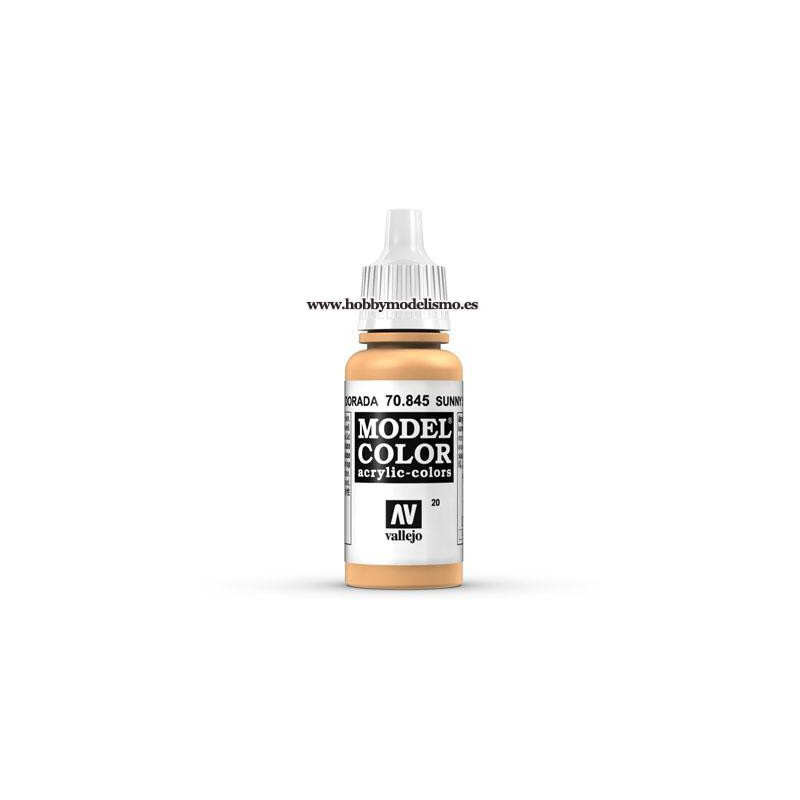 PINTURA ACRILICA CARNE DORADA (17 ml) Nº20  - VALLEJO MODEL COLOR