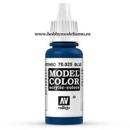 PINTURA ACRILICA AZUL INTENSO (17 ml) Nº52 VALLEJO MODEL COLOR