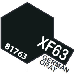 PINTURA ACRILICA GRIS ALEMAN MATE XF-63 (10 ml)