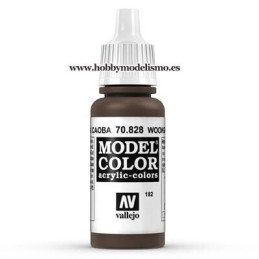 PINTURA ACRILICA MADERA CAOBA TRANSPARENTE (17 ml) Nº182