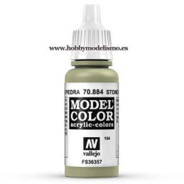 PINTURA ACRILICA GRIS PIEDRA (17 ml) Nº104 VALLEJO MODEL COLOR