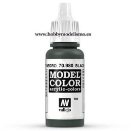 VERDE NEGRO (17 ml) Nº100 VALLEJO MODEL COLOR