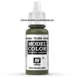 PINTURA ACRILICA VERDE REFRACTARIO (17 ml) Nº90 FS34129 RAL6003