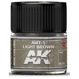 PINTURA REAL COLORS AMT-1 LIGHT BROWN (10 ml) - AK RC313