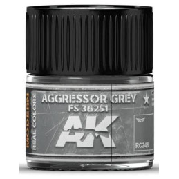 PINTURA REAL COLORS AGGRESSOR GREY FS36251 (10 ml) - AK RC248