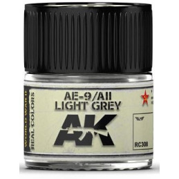 PINTURA REAL COLORS AE-9 / ALL LIGHT GREY (10 ml) - AK RC308