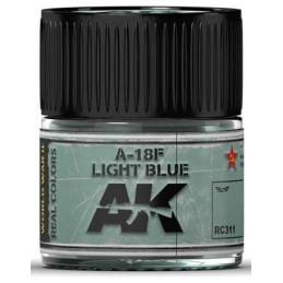 PINTURA REAL COLORS A-18f LIGHT GREY-BLUE (10 ml) - AK RC311