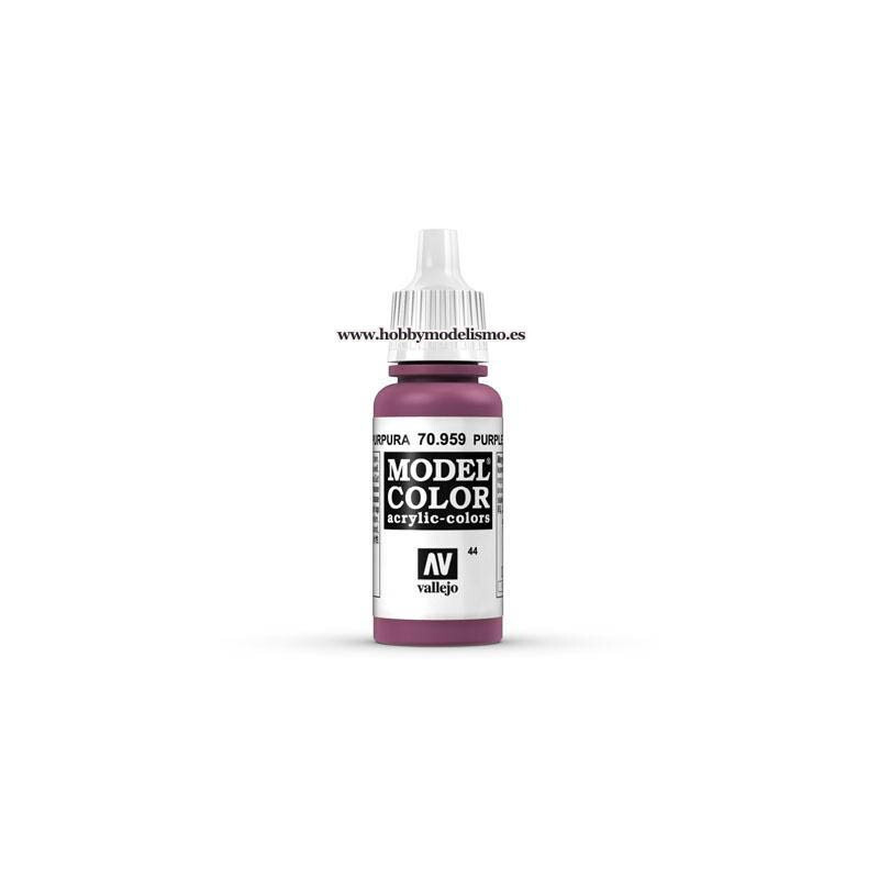 PINTURA ACRILICA PURPURA (17 ml) Nº44 VALLEJO MODEL COLOR