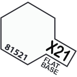 PINTURA ACRILICA FLAT BASE X-21 (10 ml)