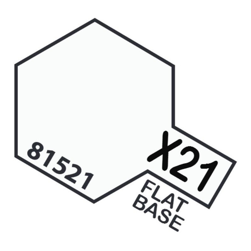 PINTURA ACRILICA FLAT BASE X-21 (10 ml)