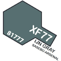 PINTURA ACRILICA GRIS IJN MATE XF-77 (10 ml)