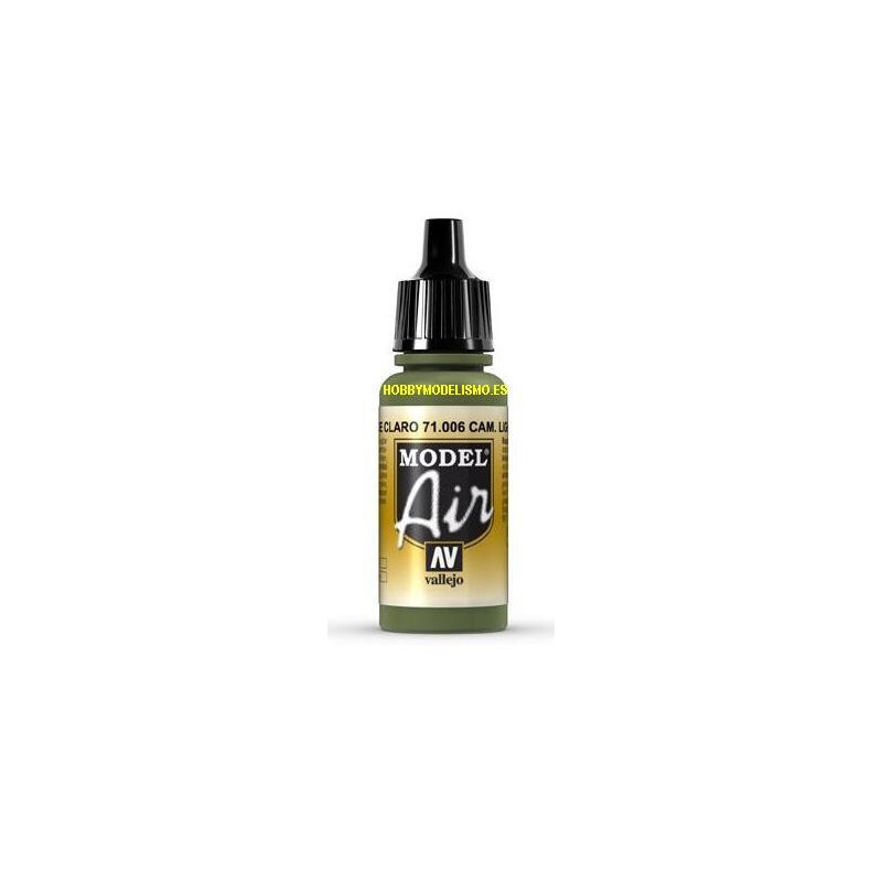 PINTURA ACRILICA CAMUFLAGE VERDE CLARO (17 ml)