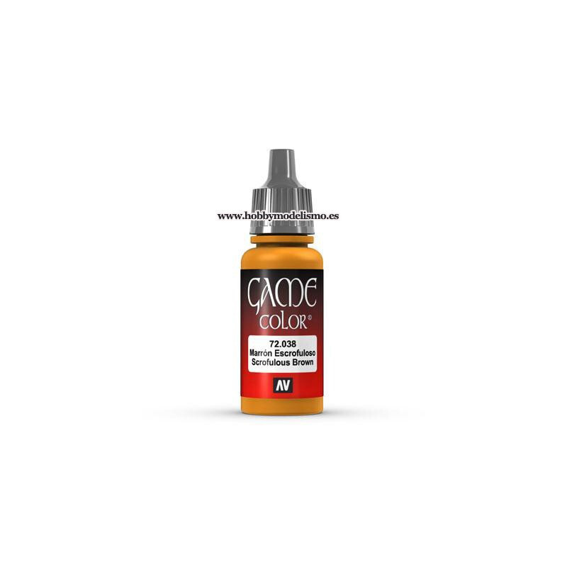 PINTURA ACRILICA MARRON ESCROFULOSO (17 ml)